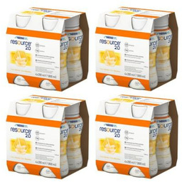 Zestaw 4x Resource 2.0 smak waniliowy płyn, 4x200ml