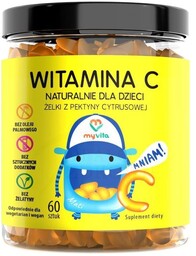 Witamina C Naturalne Żelki dla Dzieci, Myvita, 60