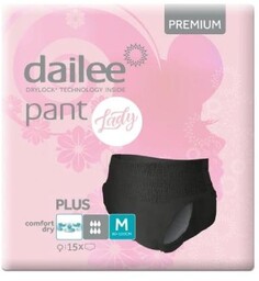 DAILEE Pant Lady Plus Black PREMIUM M Majtki