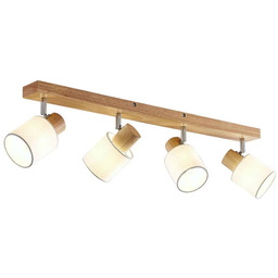 Lindby - Wanessa 4 Lampa Sufitowa Wood/White