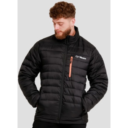 GymBeam Męska kurtka Puffer Black/Orange