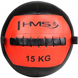 Piłka lekarska gimnastyczna Hms 17-41-030 Czerwono-Czarna 15 Kg