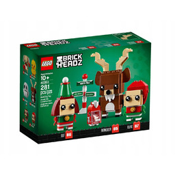 Lego 40353 BrickHeadz Renifer, elf i elfka