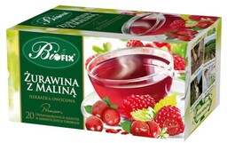 Bi Fix Premium Żurawina Malina Herbata Ex20