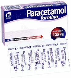 Paracetamol Farmina 125 mg 10 Czopków