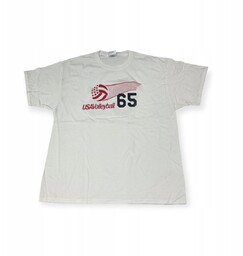 Koszulka męska biała Port Company Volleyball 65 XL