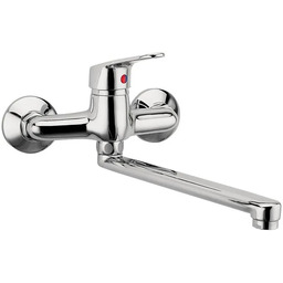 Bateria umywalkowa ścienna Ferro Smile chrom