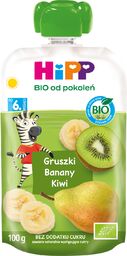 HiPP HiPPiS Mus owocowy Bio, gruszki, banany