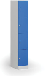 Szafka skrytkowa, 4 schowki, 1850 x 300 x