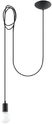 Lampa wisząca EDISON 1 LONG czarny SL.0369 -