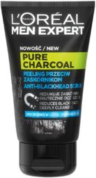 L''Oreal Men Expert Pure Charcoal, peeling przeciw zaskórnikom,