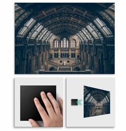 Plakat metalowy Muzeum Historii Naturalnej w Londynie M