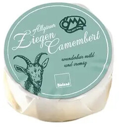 Kozi ser camembert 100 g - Oma (EKO)