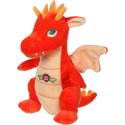 GIPSY TOYS - Smok dźwiękowy 20 cm pomarańczowy