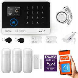 Alarm bezprzewodowy Gsm WiFi z aplikacją Tuya ,