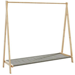 Edinos Minimalistyczny na ubrania wieszak z półką H5-F29