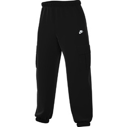 Nike Club Cargo spodnie tkane dla mężczyzn, czarne/białe,