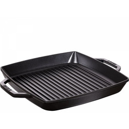 Staub Kwadratowa Patelnia żeliwna Grillowa Z Dwoma Uchwytami