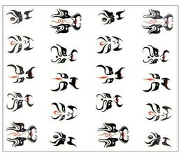 Naklejki wodne do paznokci maska Nr 027