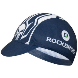 Czapka kolarska Rockbros MZ10019 z daszkiem - niebieska