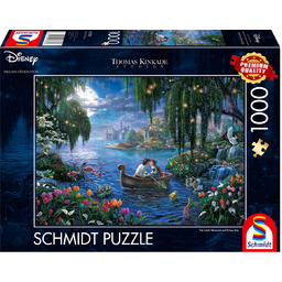 Schmidt, puzzle, Thomas Kinkade, Mała Syrenka i książę