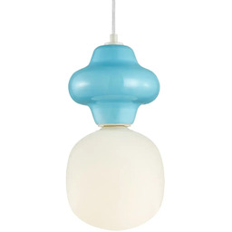 Italux Wisząca lampa nad stół Latera PND-94331-1L-BLU ceramika