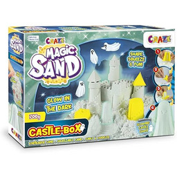 CRAZE Magic Sand Castle Box Glow in The