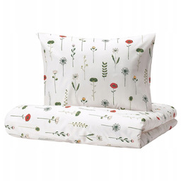 Ikea Nattslanda Pościel 150x200 wielobarwny