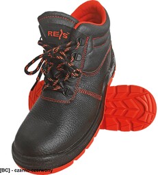 BRYESK-T-S3 - Buty bezpieczne YESK - czarno-czerwony 45