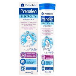 Prenalen Elektrolity tabletki musujące, 20 szt.