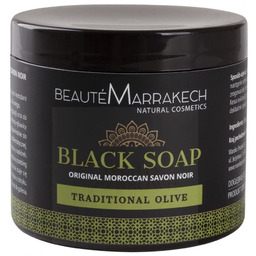Naturalne czarne mydło oliwne Savon Noir Beaute Marrakech,