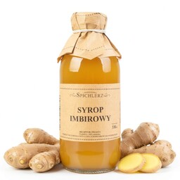 Syrop imbirowy 330 ml naturalny z imbiru