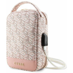 Guess Torba GUHBHGCFSEP Organizer różowy/pink GCube Stripe