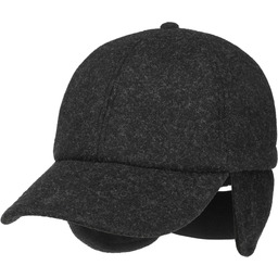 Czapka z Daszkiem i Nausznikami by Lipodo, antracytowy,