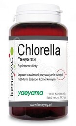 Kenay Chlorella Yaeyama Suplement diety 120 tabletek