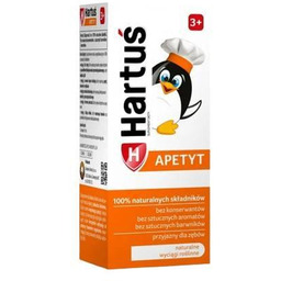 Hartuś Apetyt syrop dla dzieci 3+, 120 ml