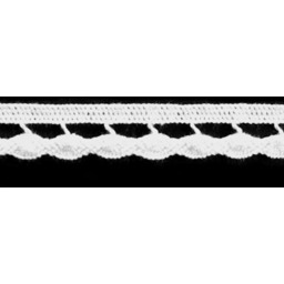 Koronka Bawełniana C - 015(25 mb ) Biała