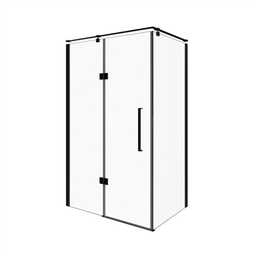 Czarna kabina prysznicowa prostokątna 120x80 BK248T08/12KL Fresh Line
