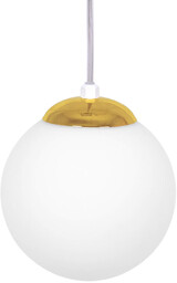 Pojedyncza lampa wisząca Elmo K-5310 Kaja kula metalowa