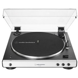 AUDIO-TECHNICA Gramofon AT-LP60XBT Biały, Automatyczny, Napęd paskowy, Bluetooth,