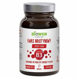 Kwas Nikotynowy - Witamina B3, Biowen, 120g