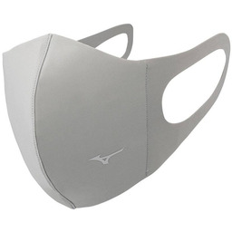Maseczka sportowa Mizuno Face Cover J2GW055M03 srebrna M