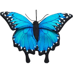 Uni-Toys - Motyl niebieski (z pętelką) - 26