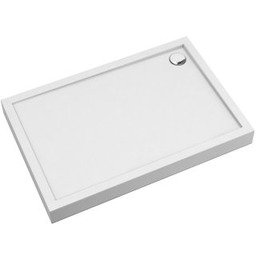 OMNIRES Brodzik prostokątny CAMDEN 140x80x12 biały połysk CAMDEN80-140-PBP