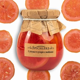 Cytryny w syropie z maliną 260 g