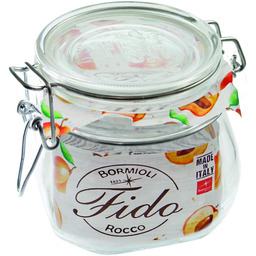 Bormioli Rocco Fido zestaw słoików drucianych, 560 ml