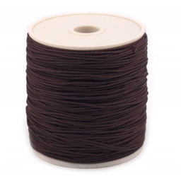 Sznurek jubilerski woskowany, wzmocniony 0,5mm x 100m