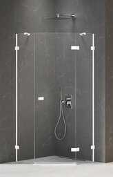 Biała kabina pięciokątna 90x90 prawa EXK-3865 Avexa New