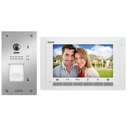 EURA Zestaw wideodomofonowy VDP-61A5/P Biały