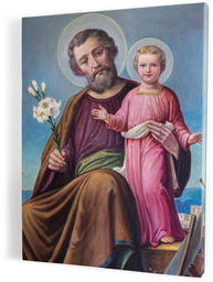 Święty Józef, obraz religijny na płótnie